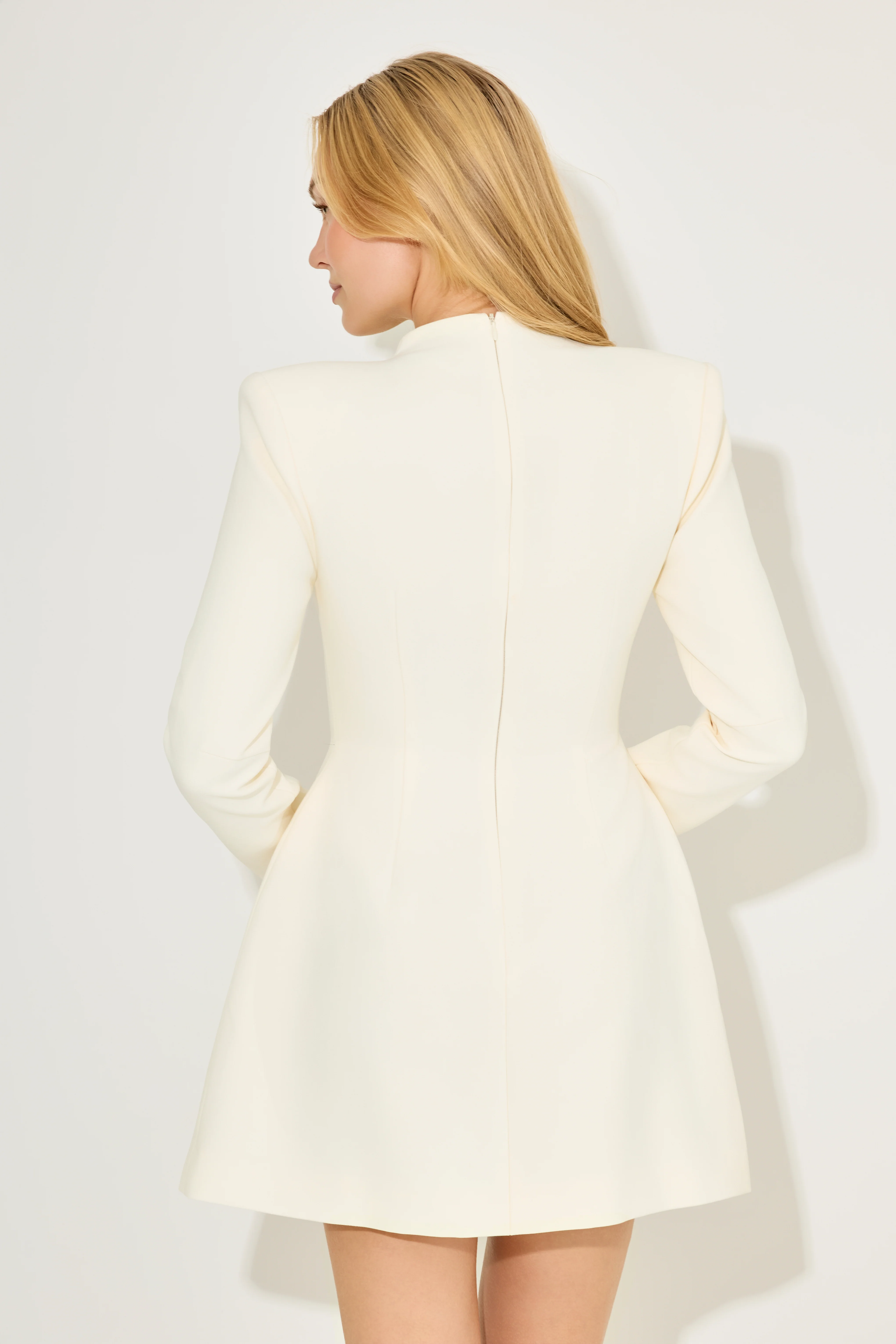 Button Mini Dress - Image 4