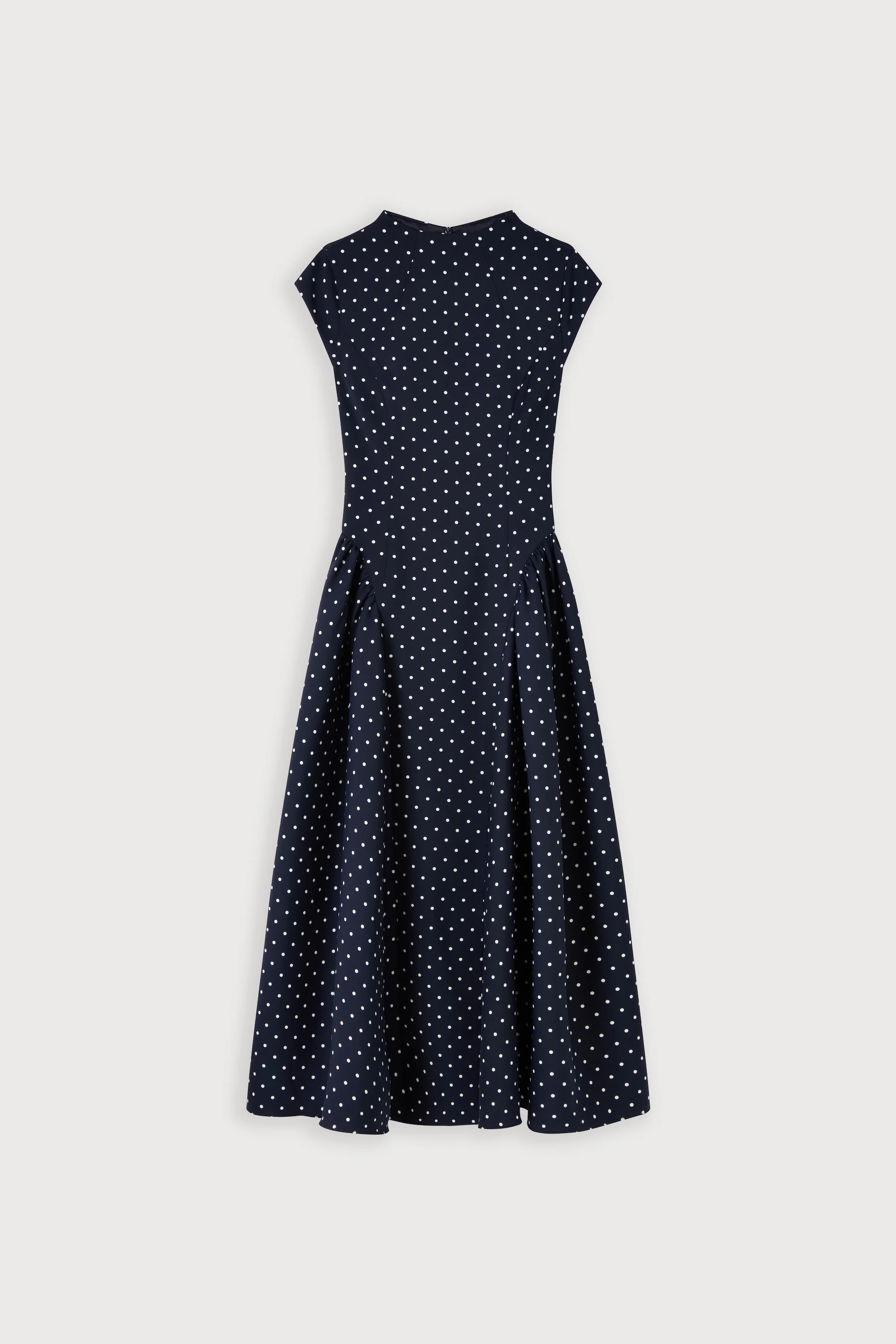 Cap Sleeve Gathered Midi Dress - Image 5