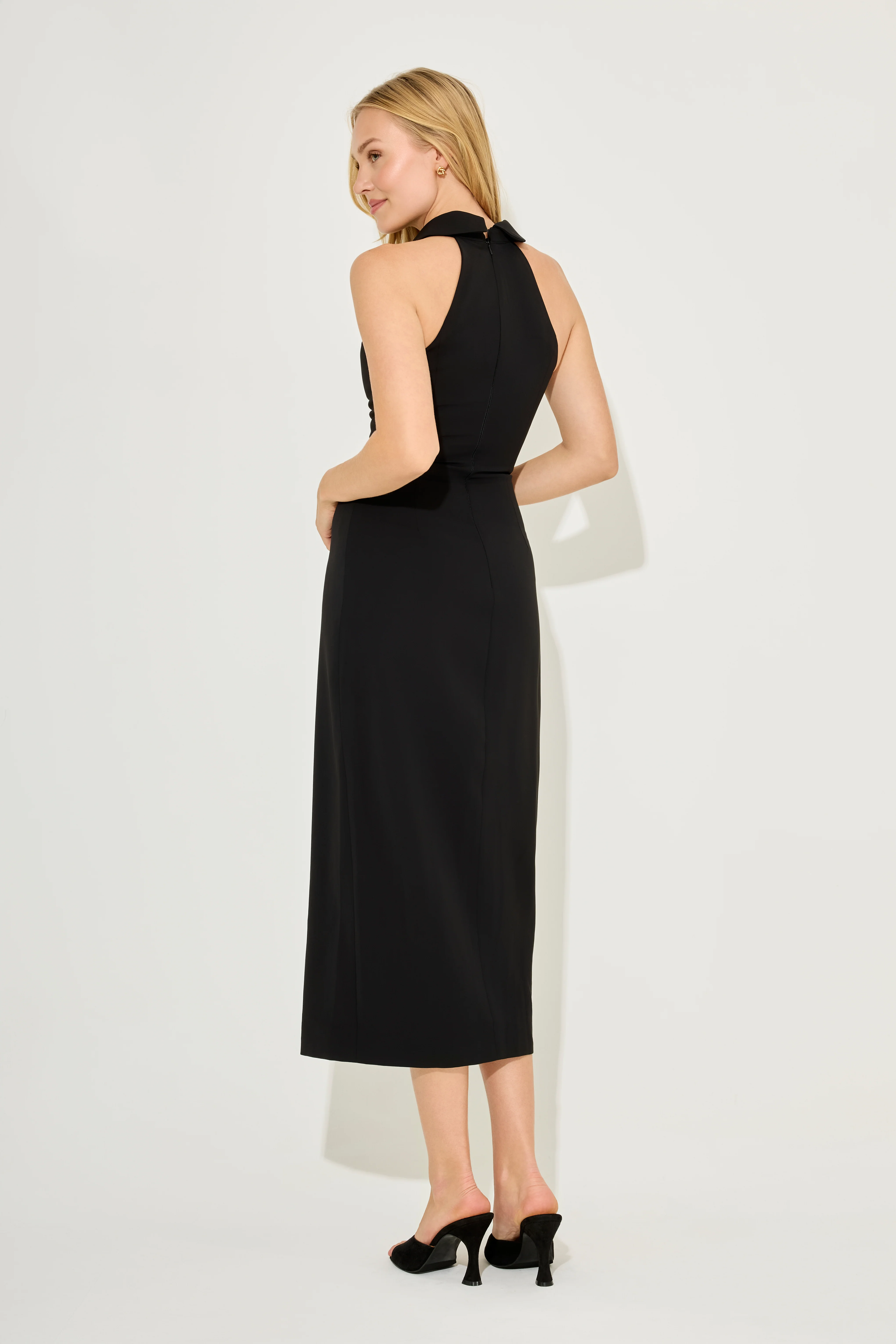 Collar Maxi Dress - Image 4