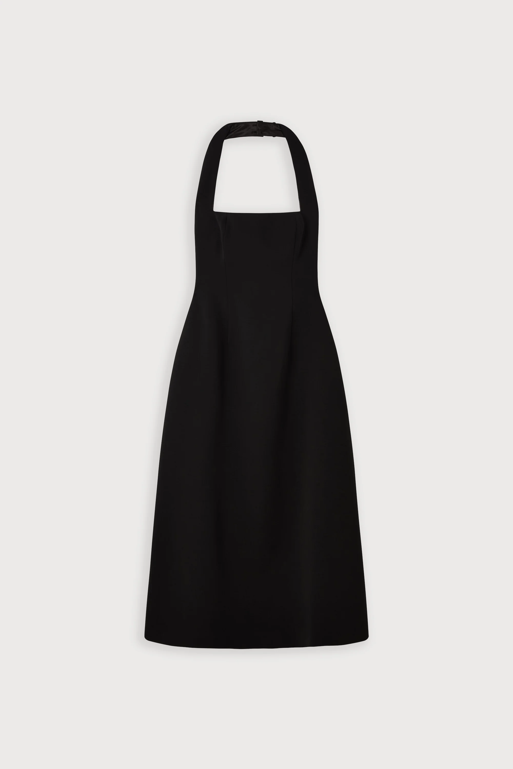 Cotton Mix Halter Midi Dress - Image 4