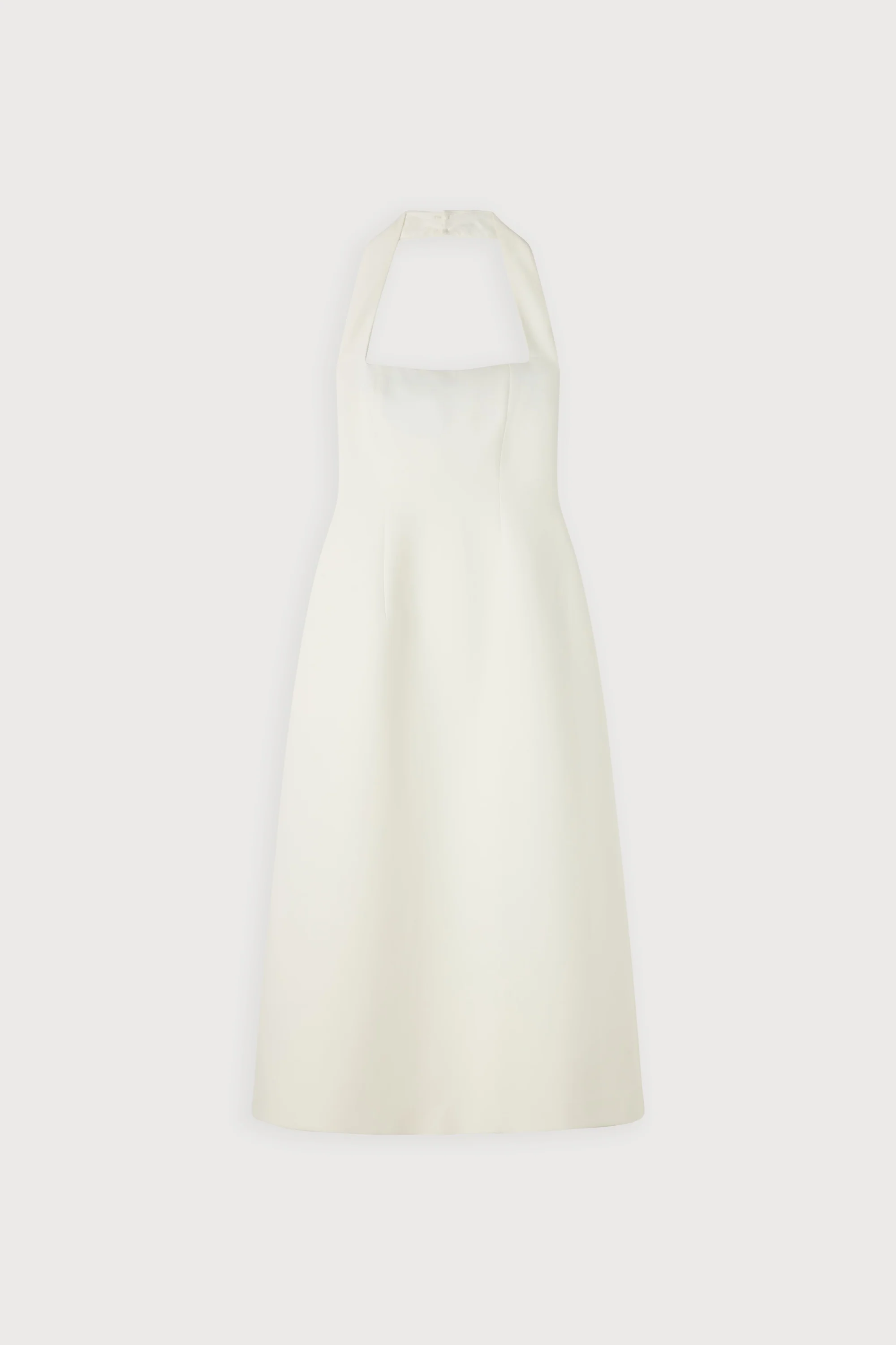 Cotton Mix Halter Midi Dress - Image 5