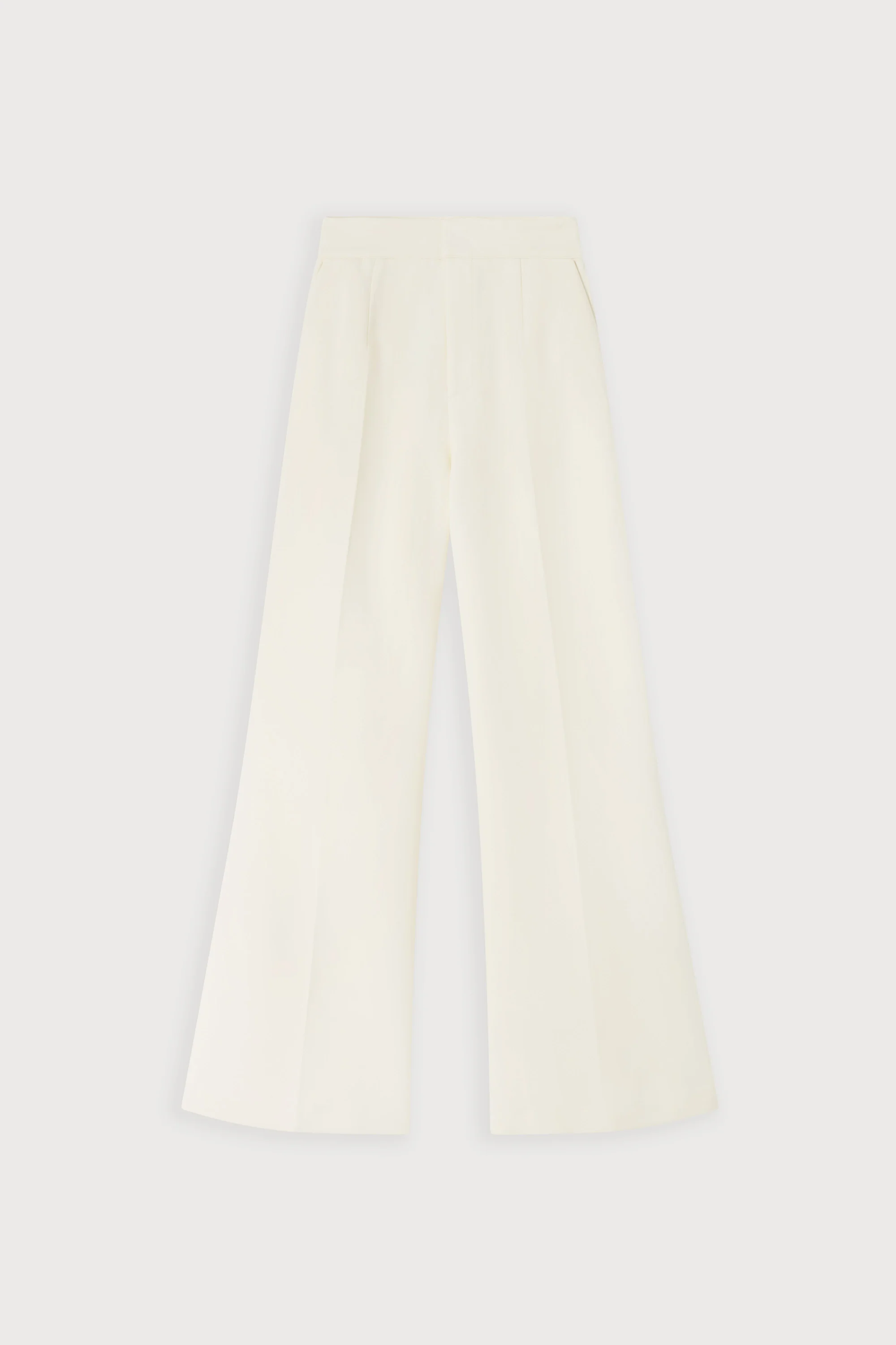 Cotton Mix Structured Trousers - Image 8