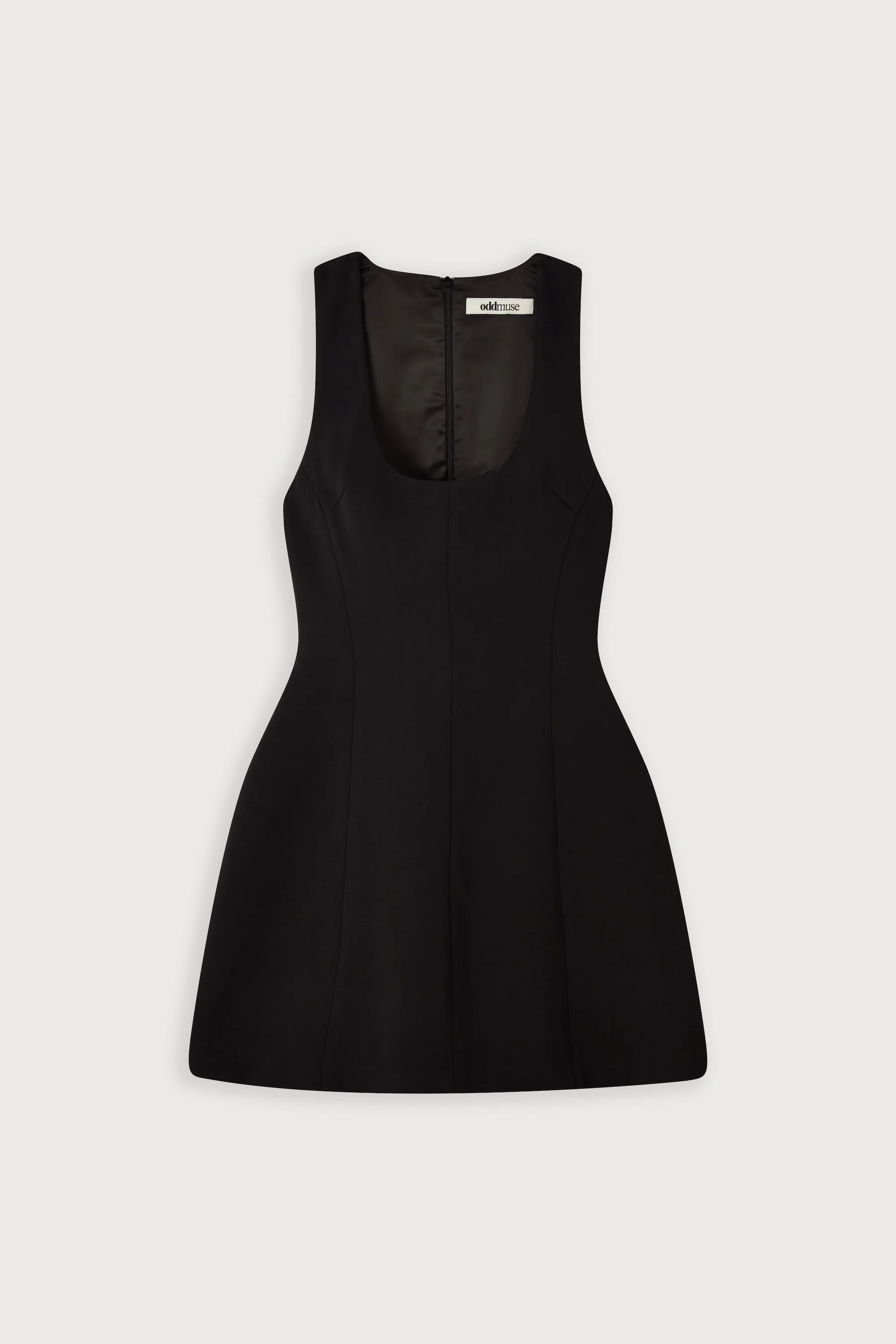 Cotton Mix Volume Mini Dress - Image 5