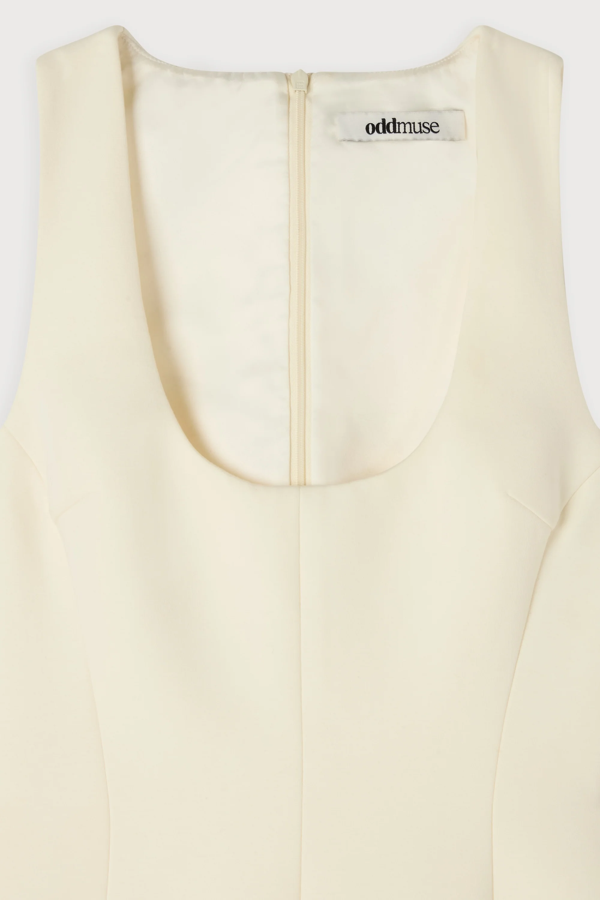 Cotton Mix Volume Mini Dress - Image 4