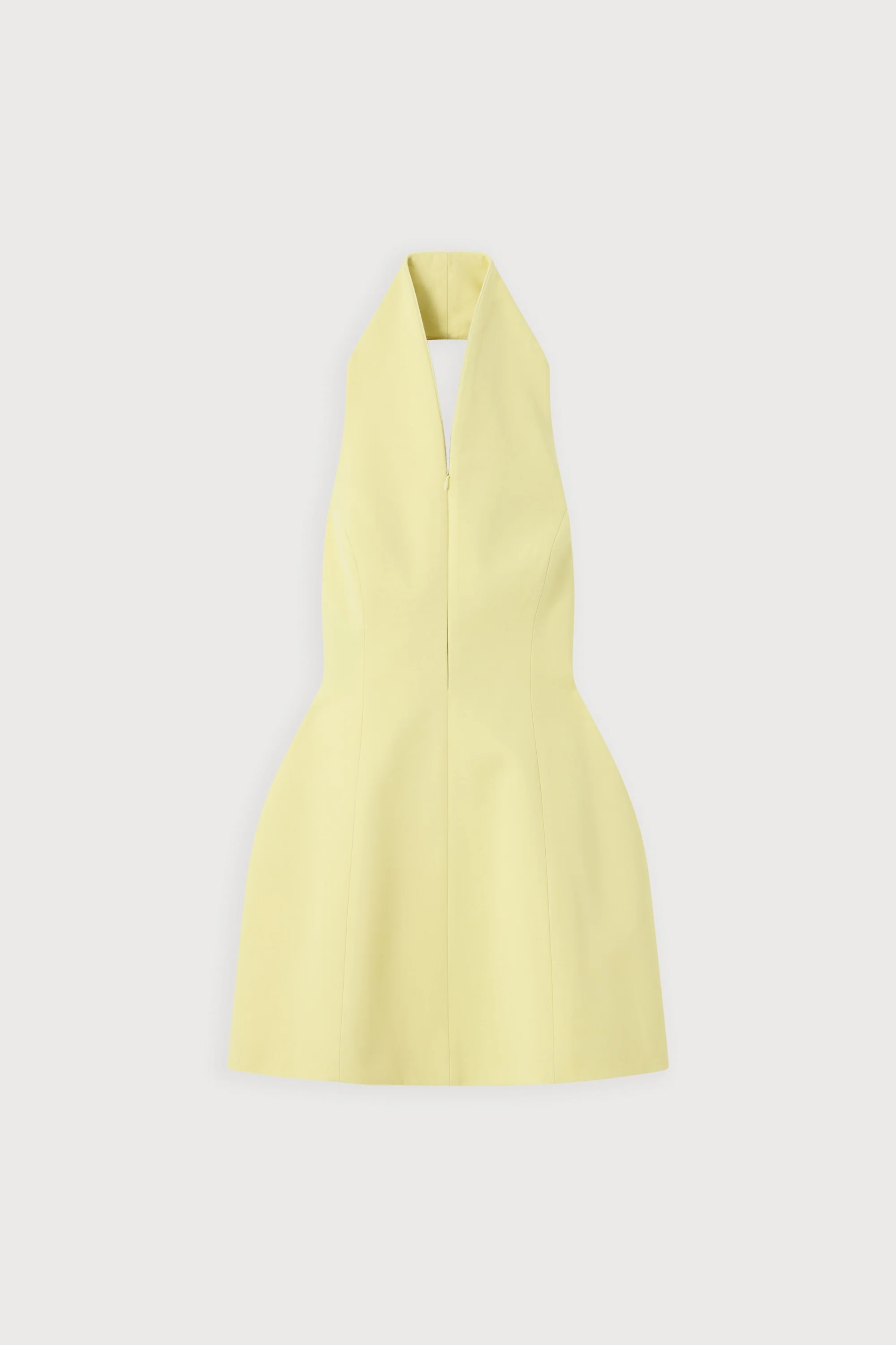 Cotton Mix Zip Collar Mini Dress - Image 5