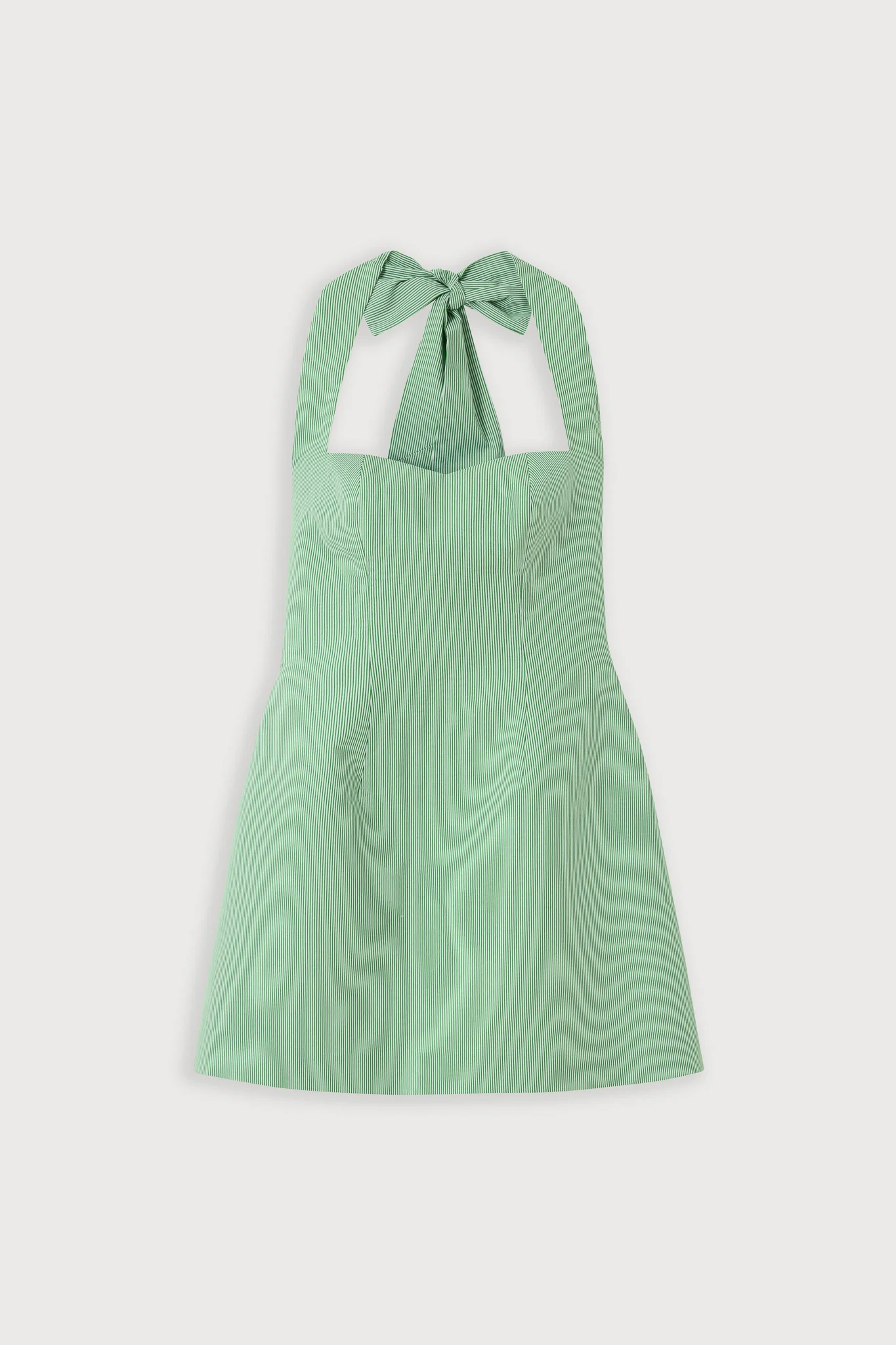 Cotton Pinstripe Mini Dress - Image 6
