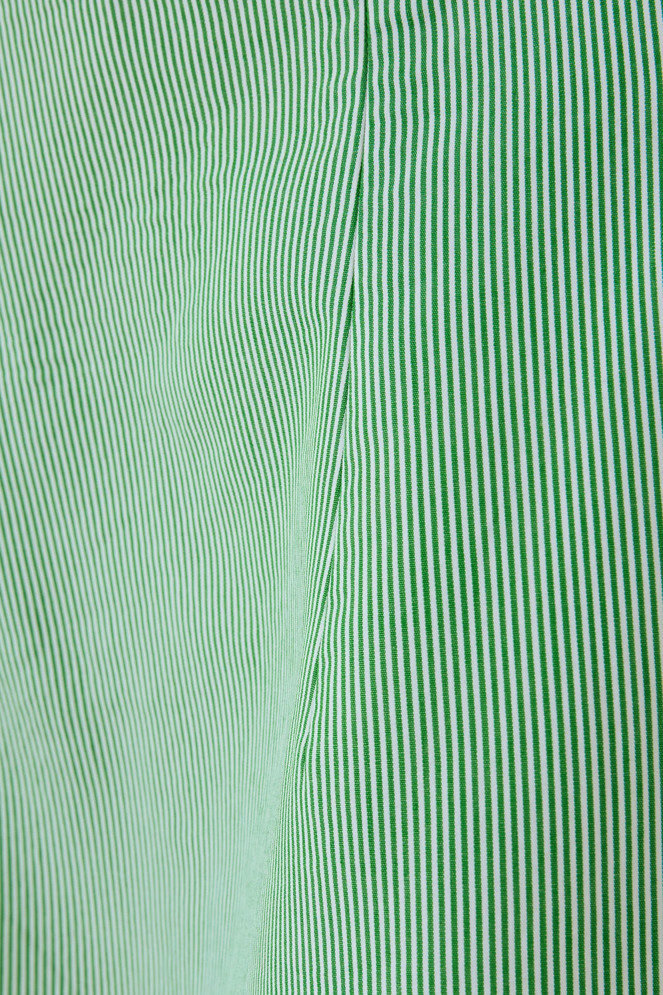 Cotton Pinstripe Mini Dress - Image 7