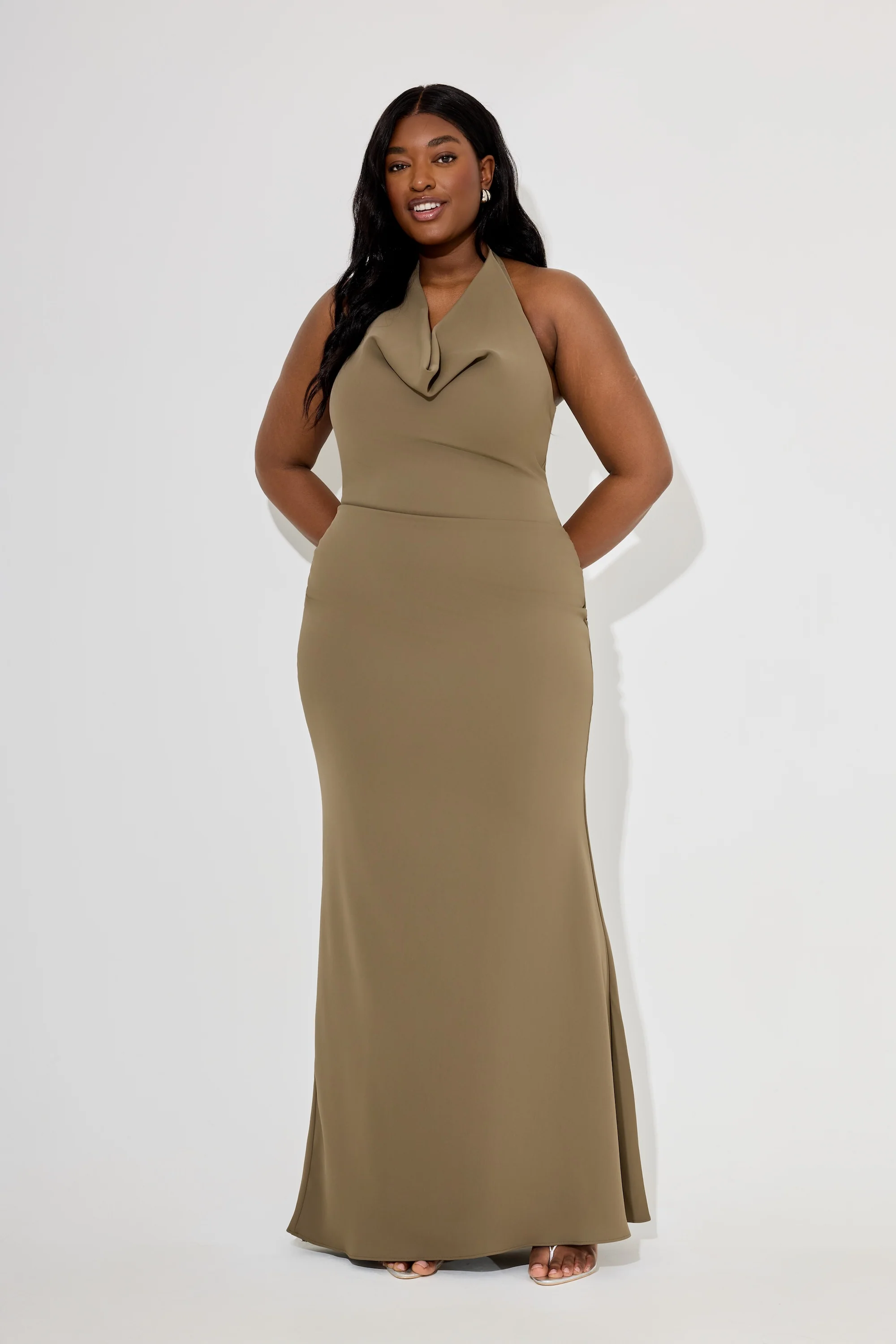 Cowl Neck Maxi Dress - Image 5