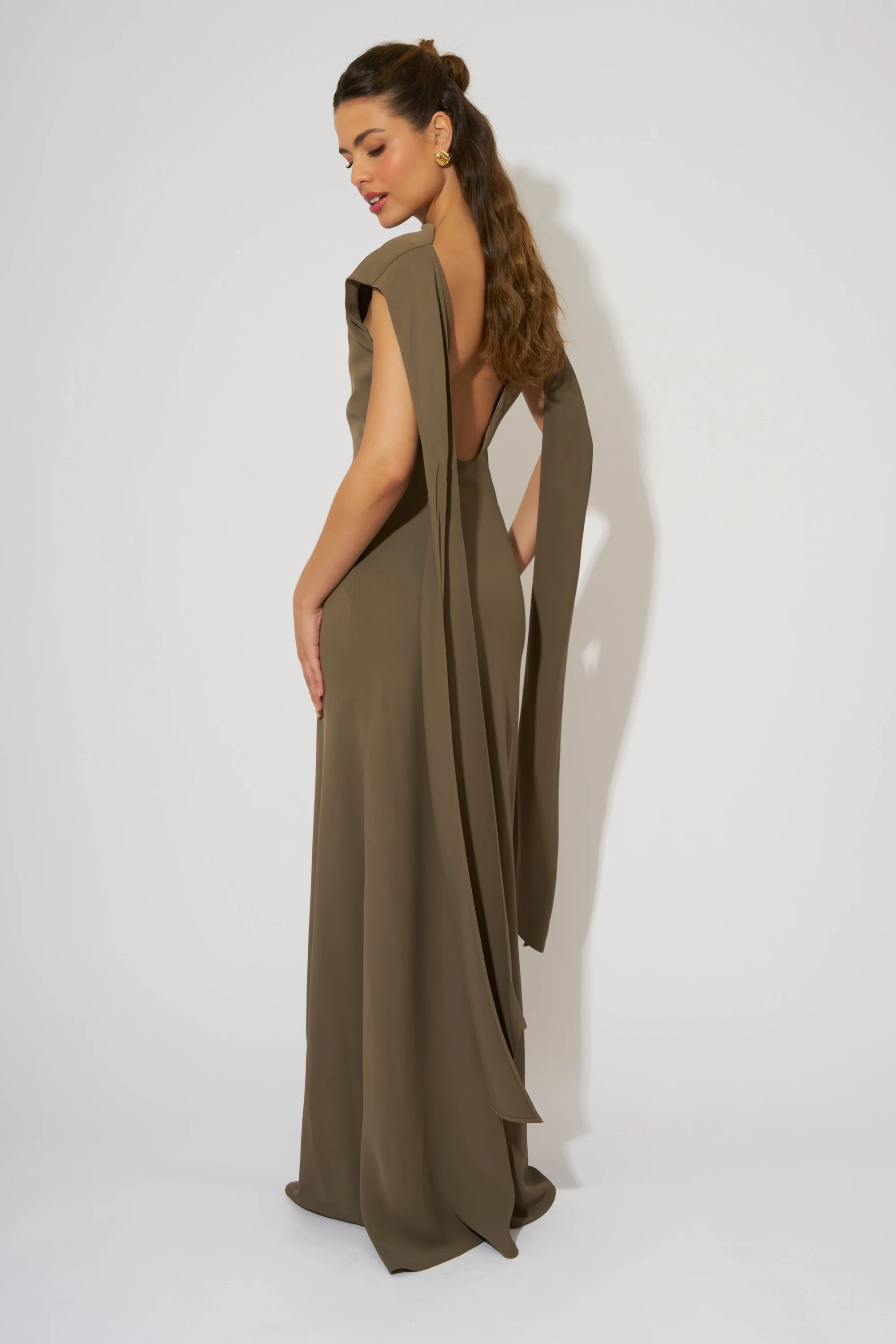 Drape Maxi Dress - Image 4