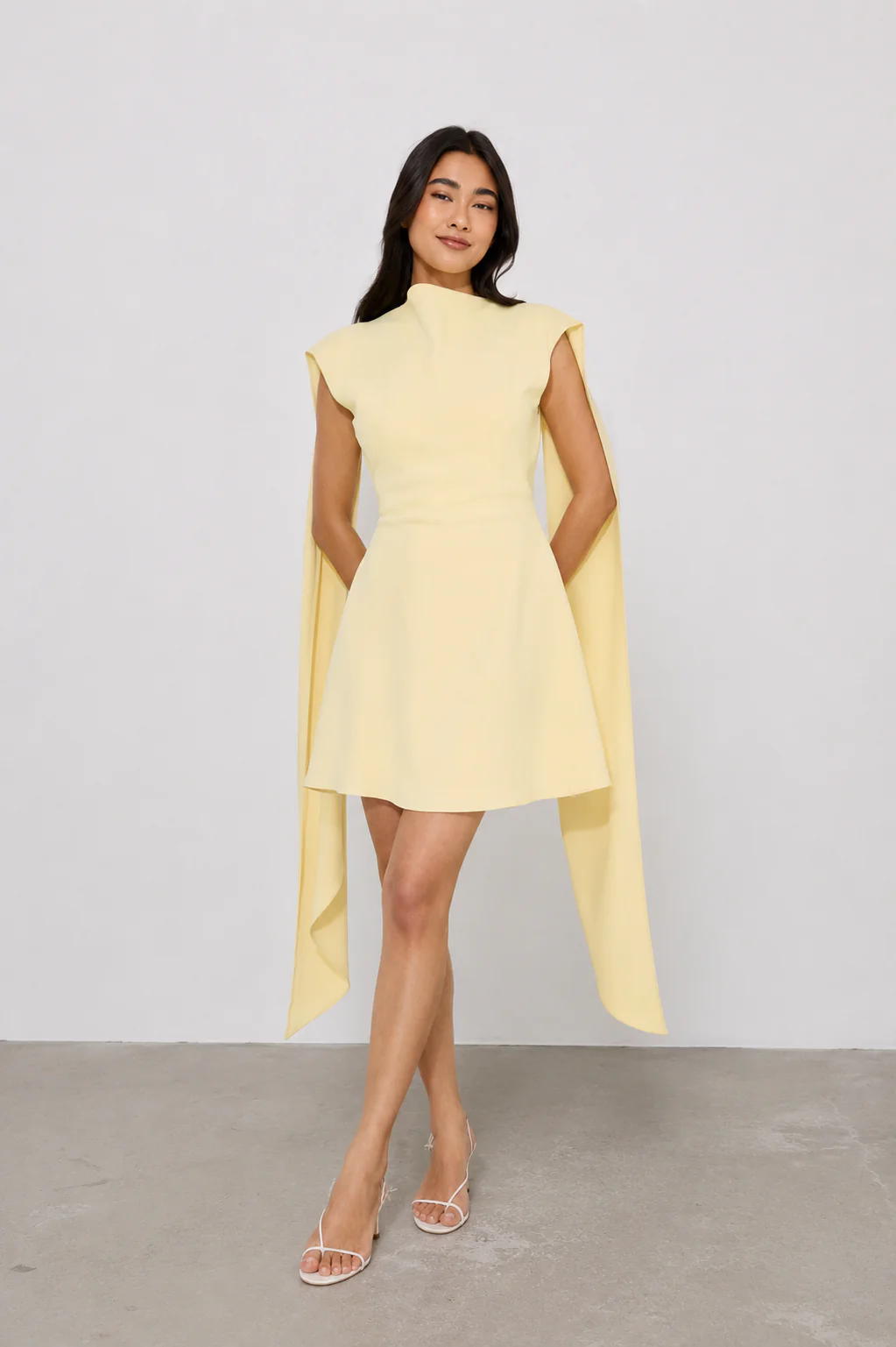 Drape Mini Dress - Image 4