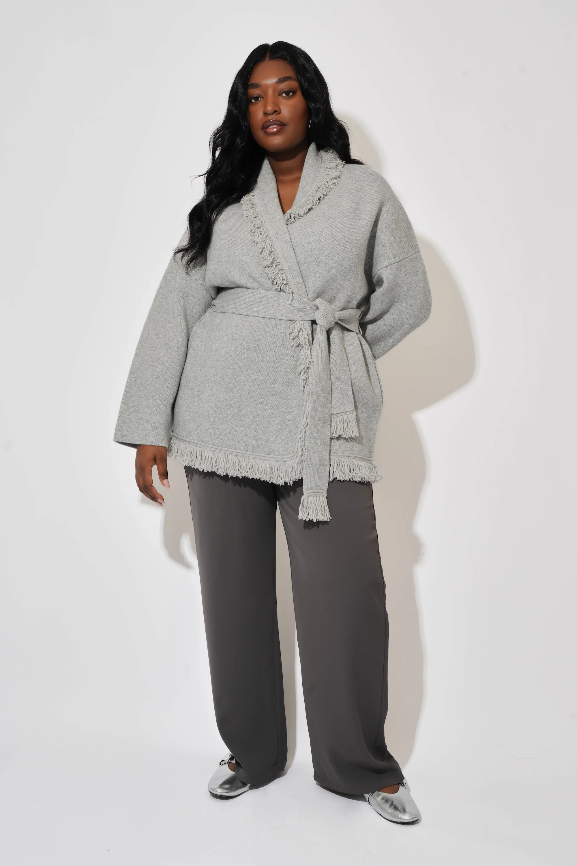 Wool Fringe Cardigan - Image 5