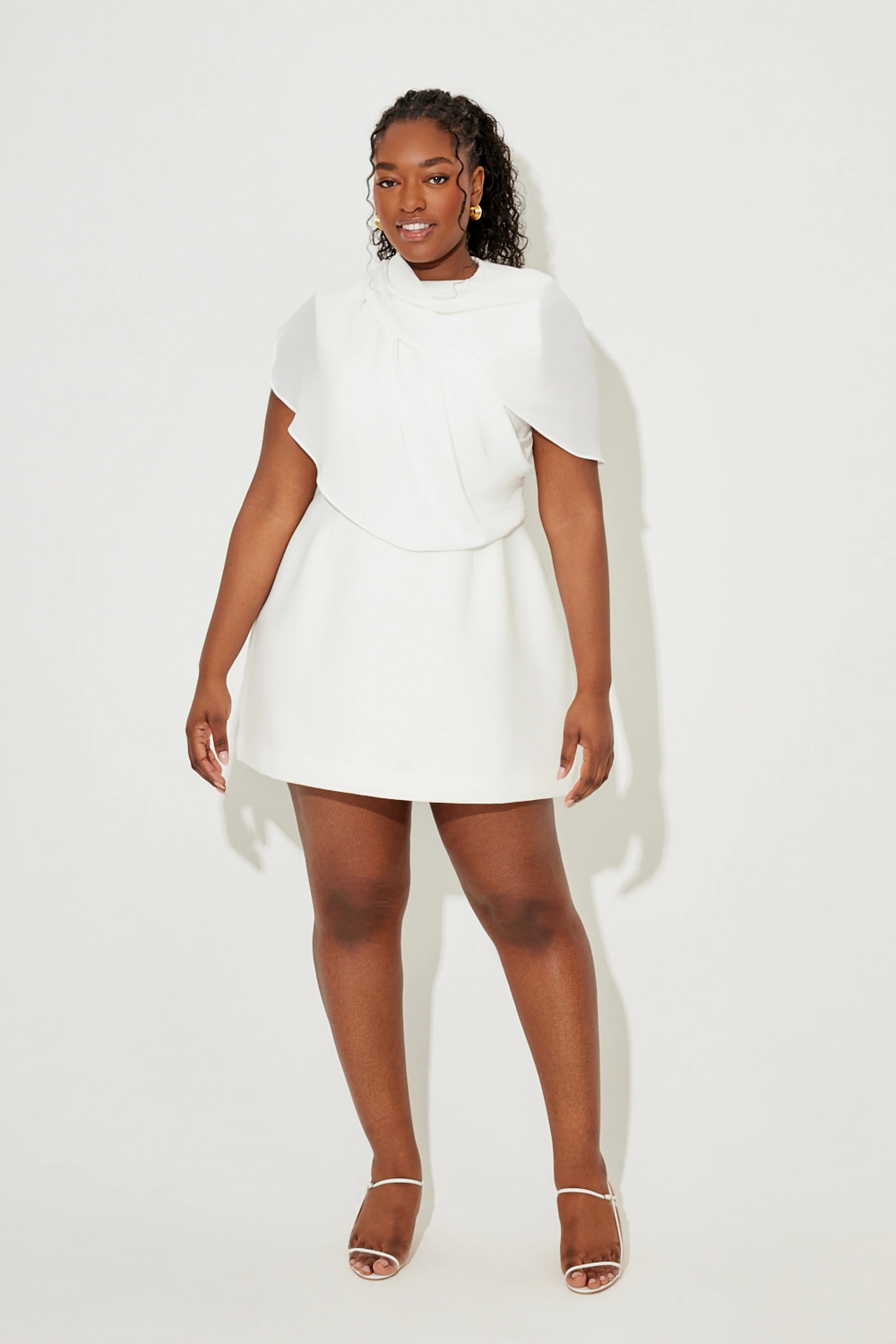 Gathered Mini Dress - Image 5