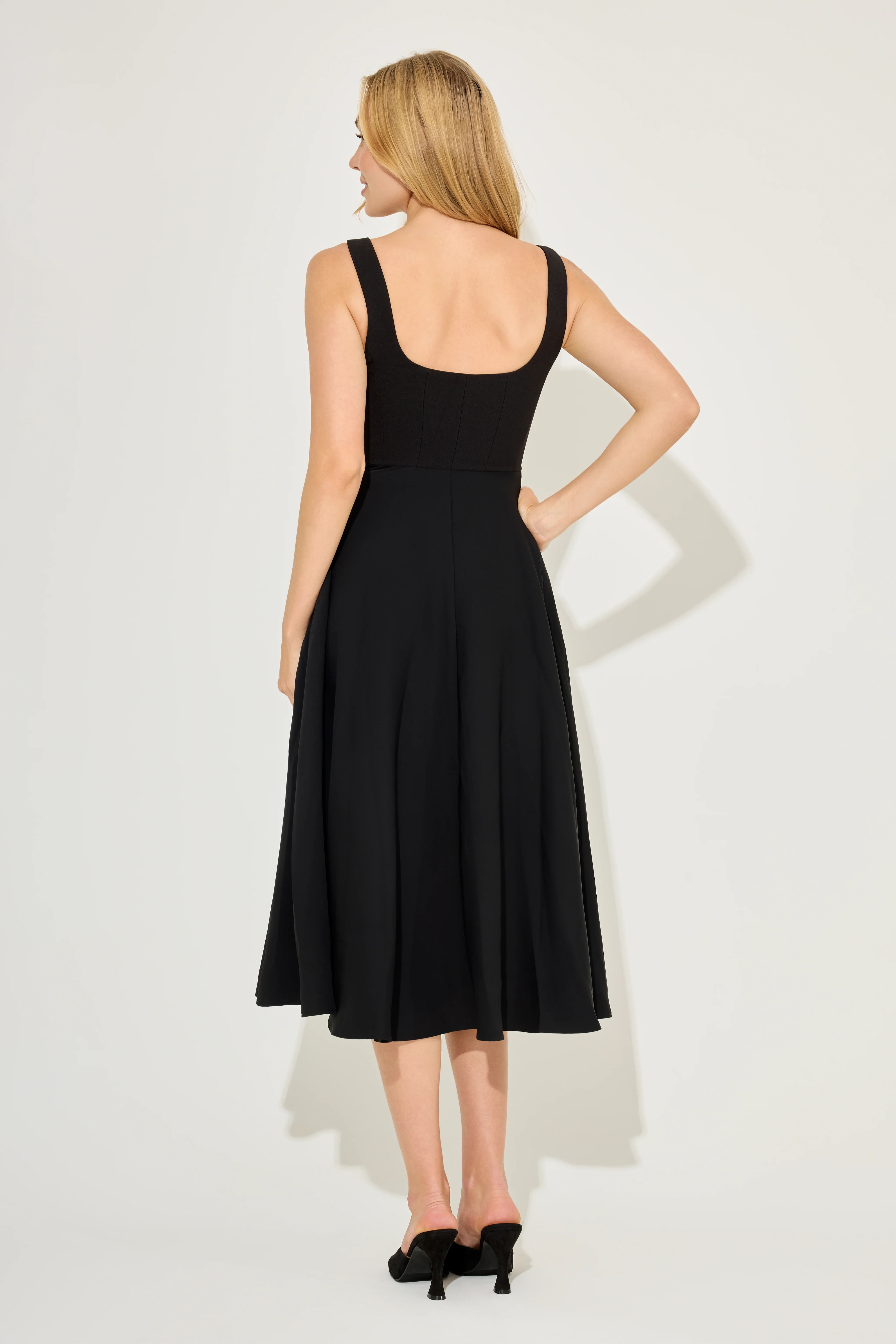 Square Neck Midi Dress - Image 4