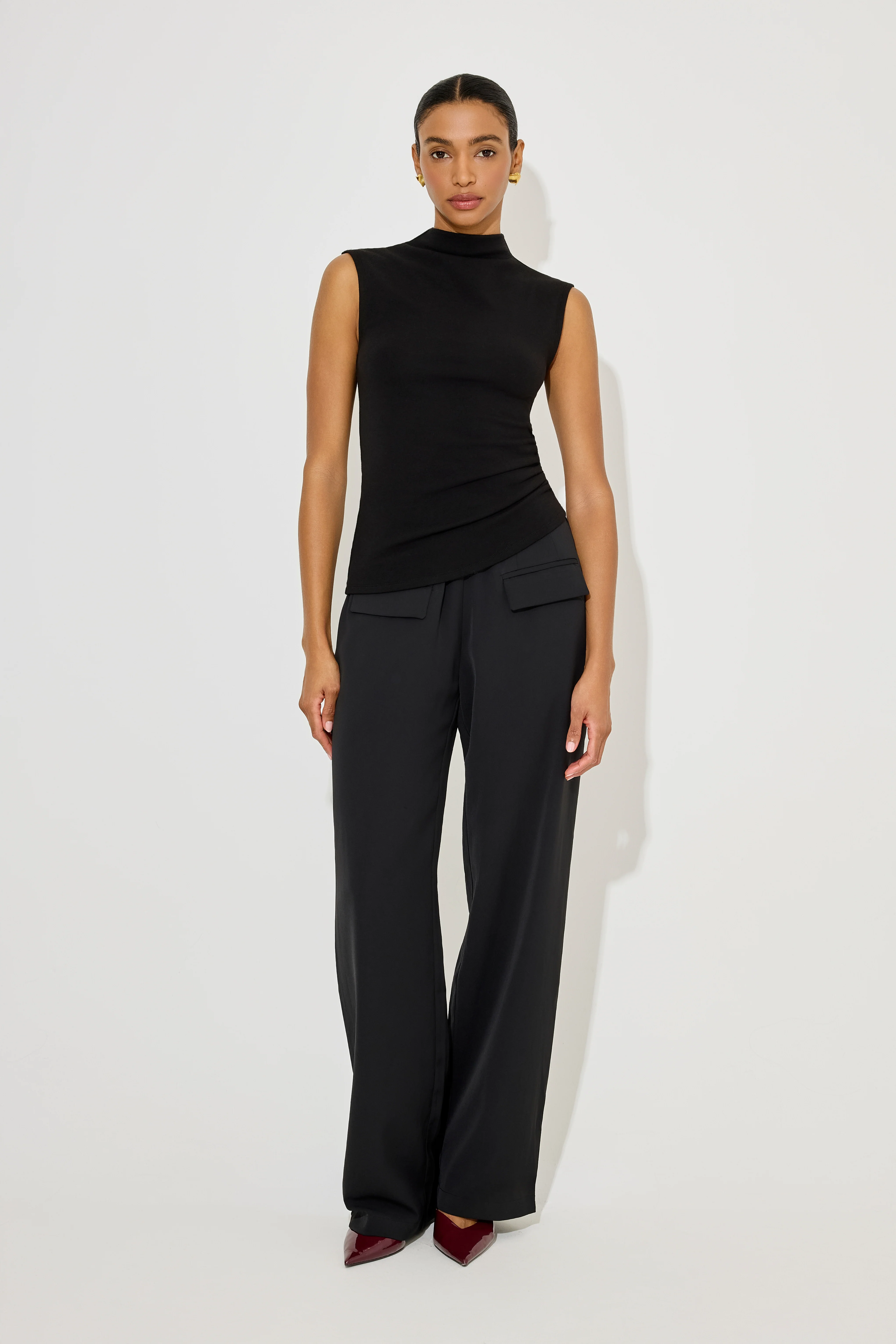 Cotton Mix Jersey Top - Image 2