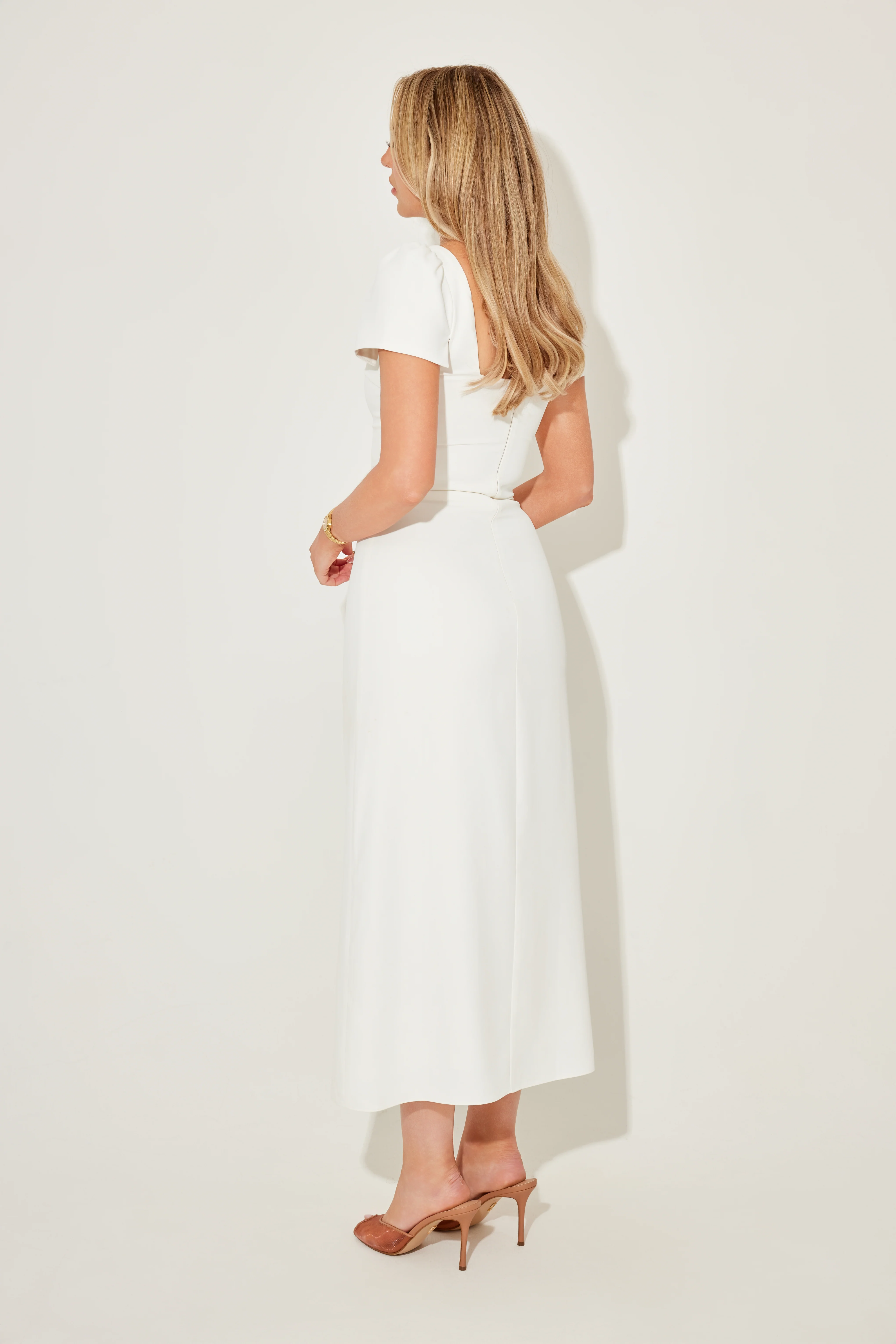 Square Neck Slip Midi Dress - Image 4