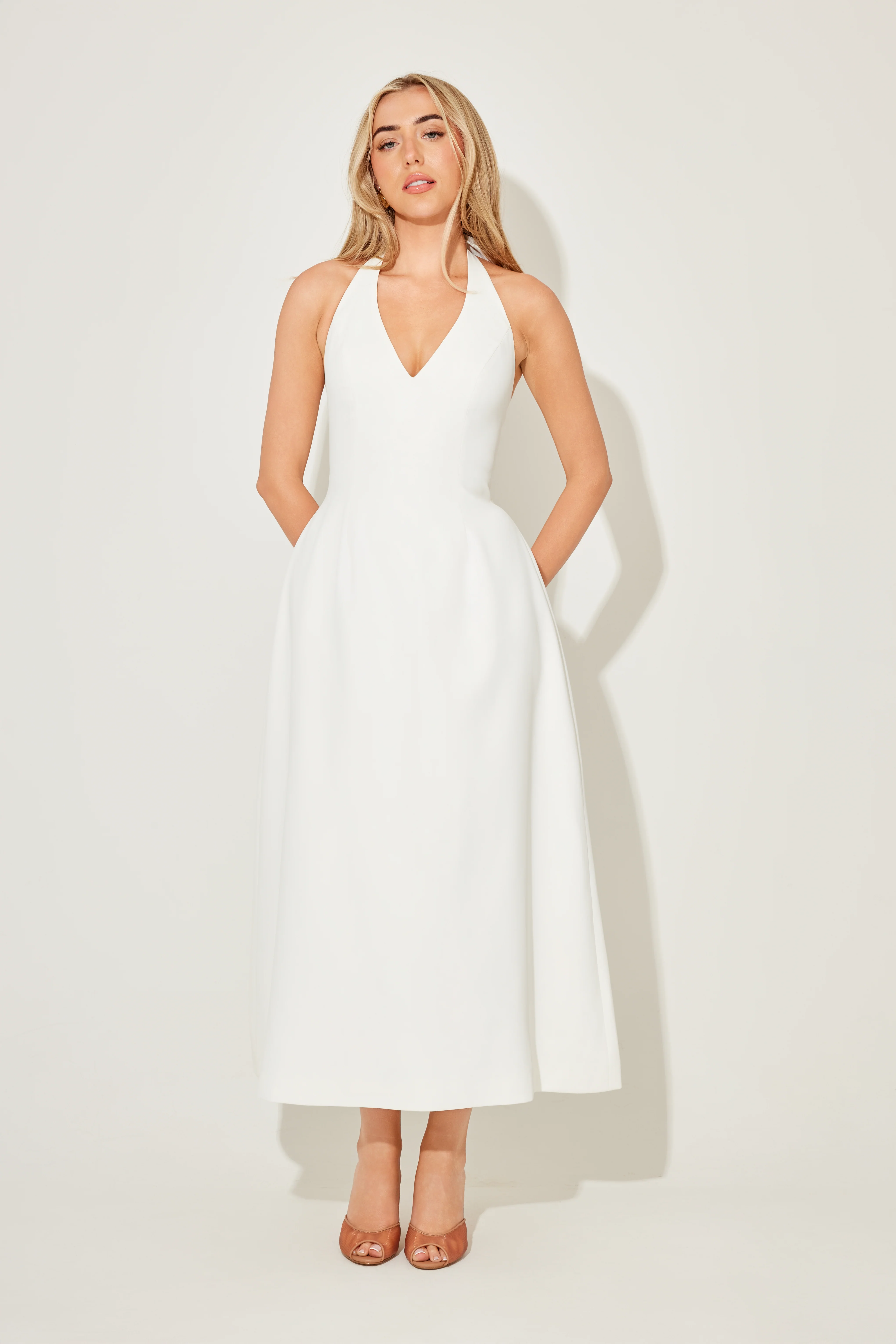 Volume Midi Dress