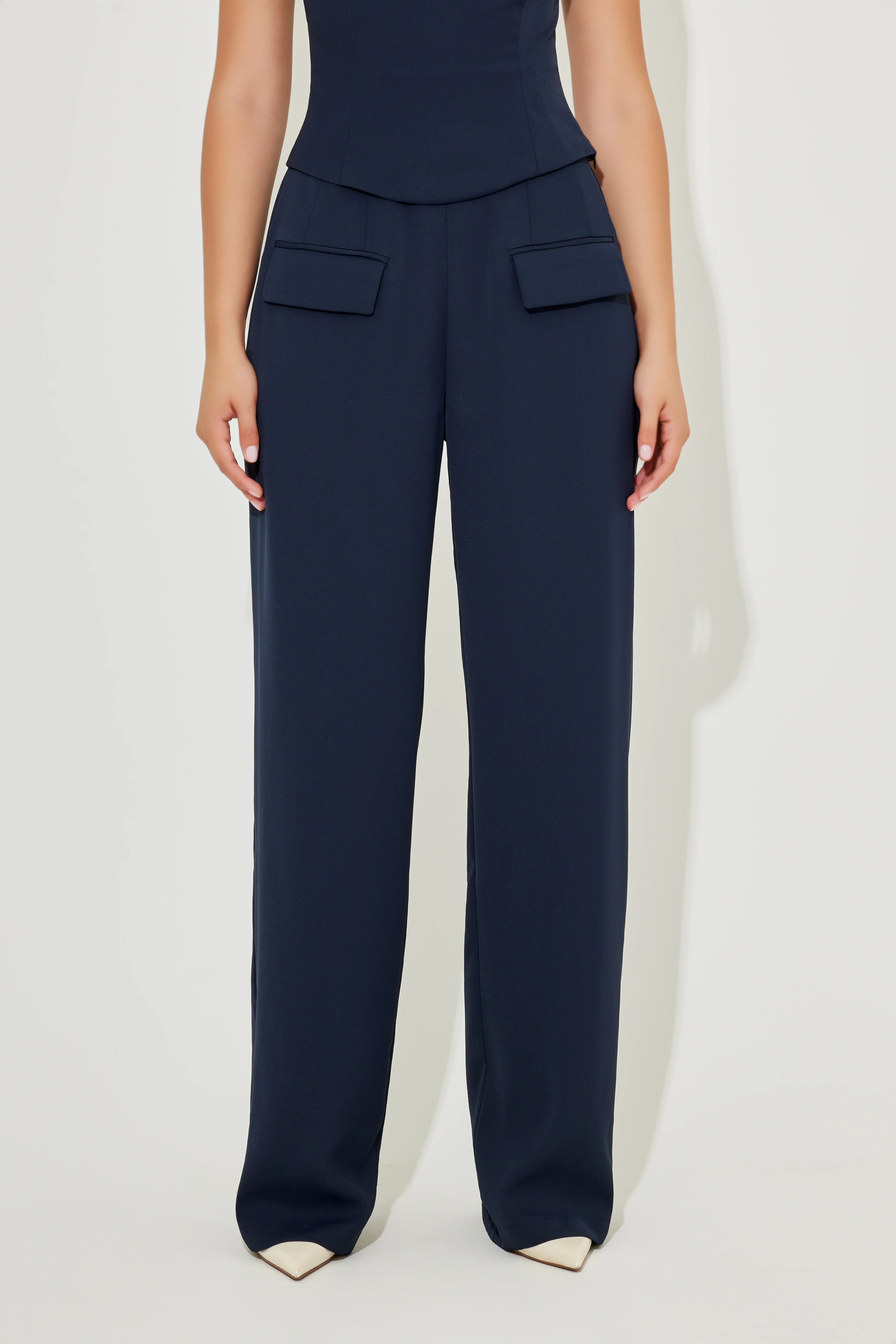 Wide Leg Trousers - Image 4
