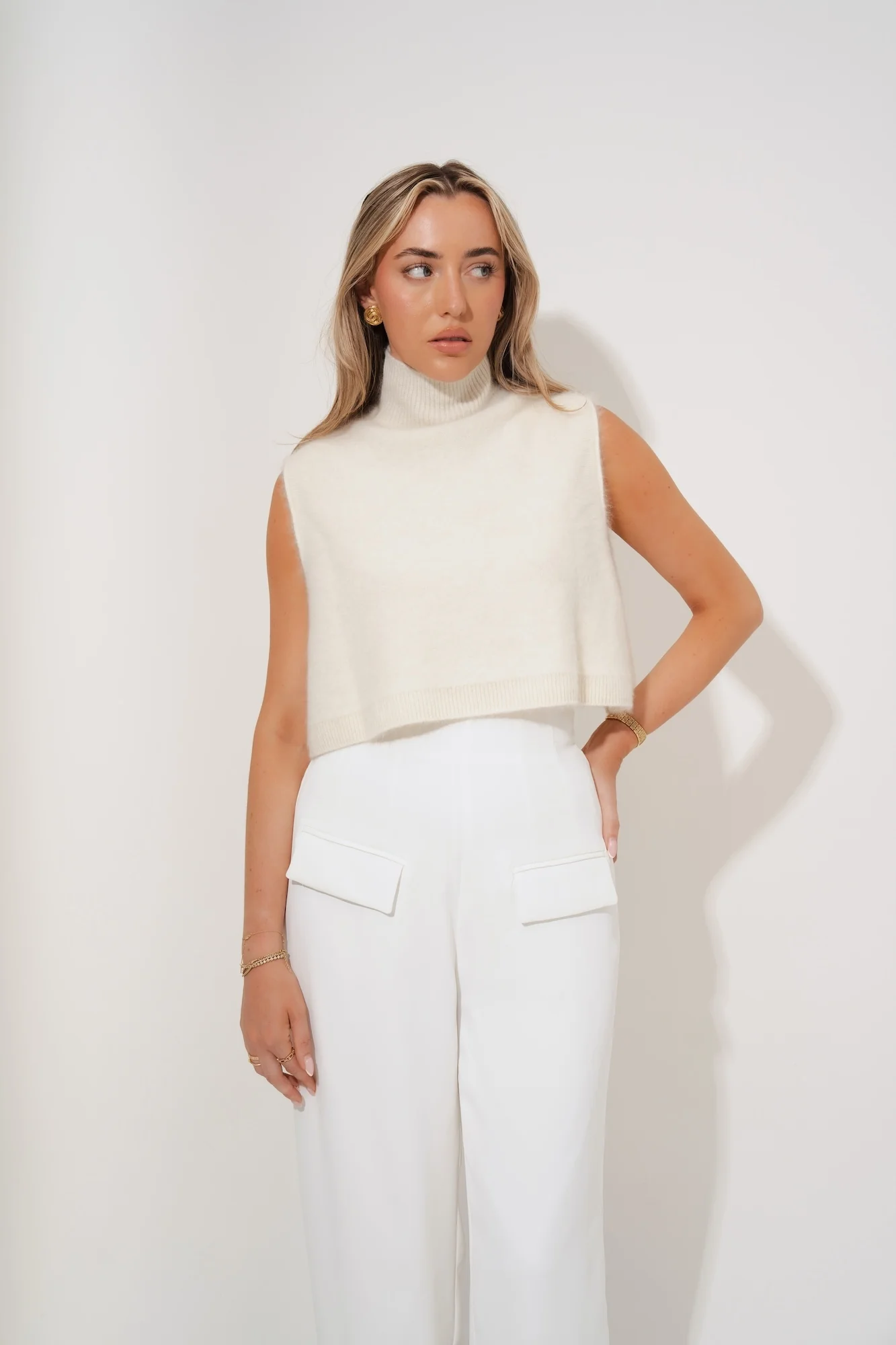 Wool Turtle Neck Jumper - Image 5